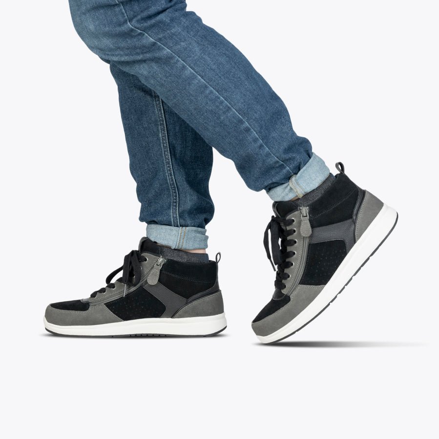Billy Footwear (Mens) - High Top Black/Charcoal Comfort DZ - Footwear