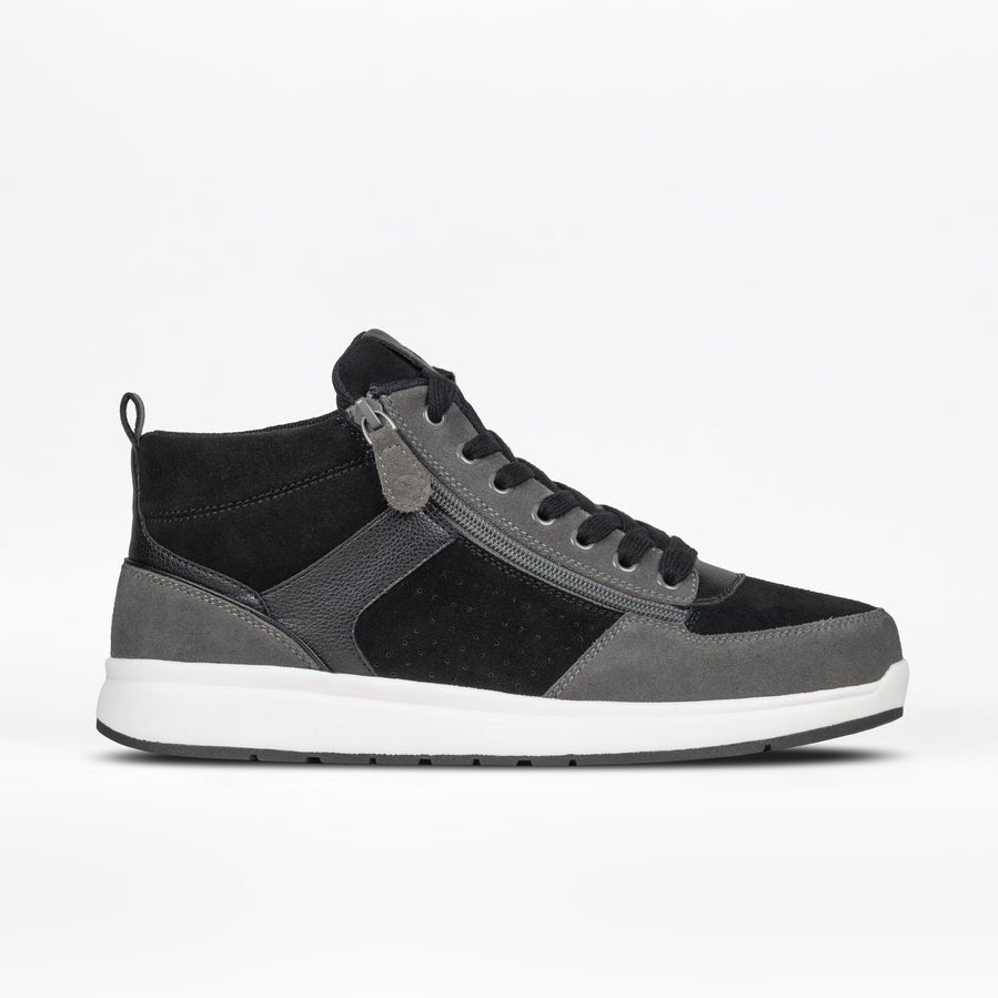 Billy Footwear (Mens) - High Top Black/Charcoal Comfort DZ - Footwear