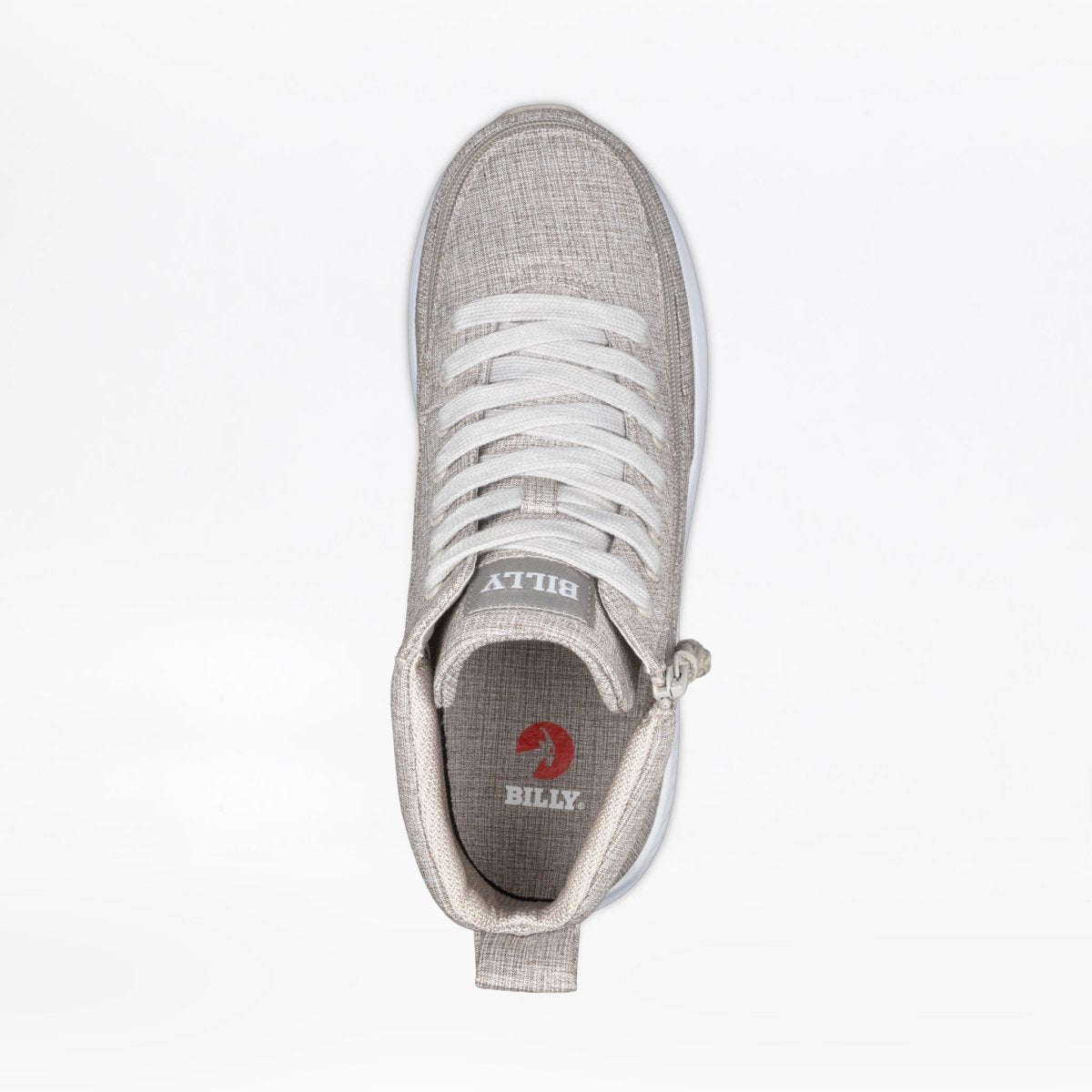 Billy Footwear (Mens) - High Top Grey Jersey Billy Goat Classic Canvas Shoes - Footwear