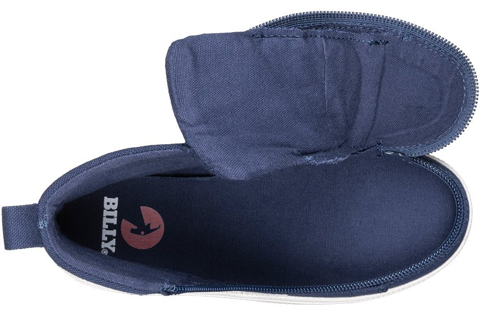 Billy Footwear Men’s Navy/White CS Canvas High Top Shoes - Footwear