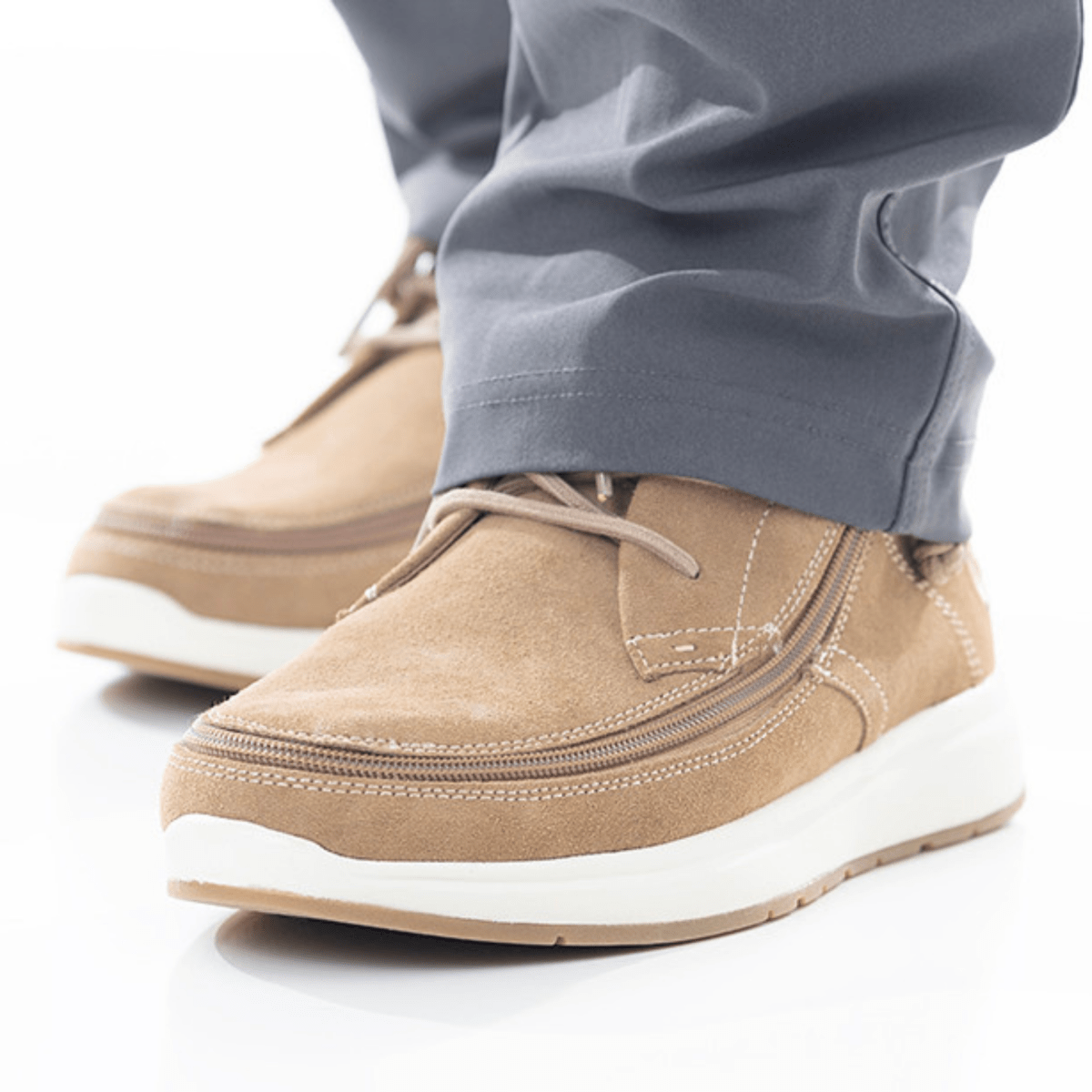 Billy Footwear Men’s Sand Suede Comfort Chukka Boots - Footwear