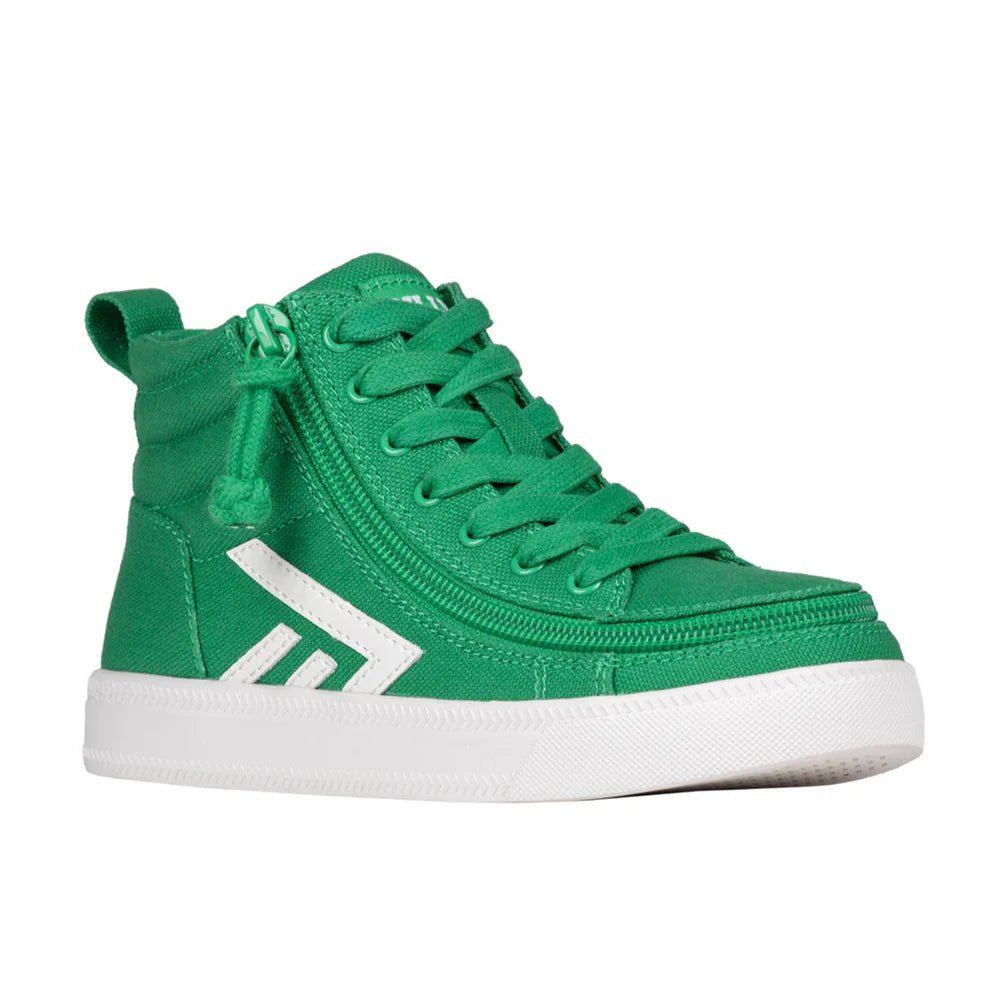 Billy Footwear (Toddler) - Green/White Core Skate Canvas Shoes - Footwear