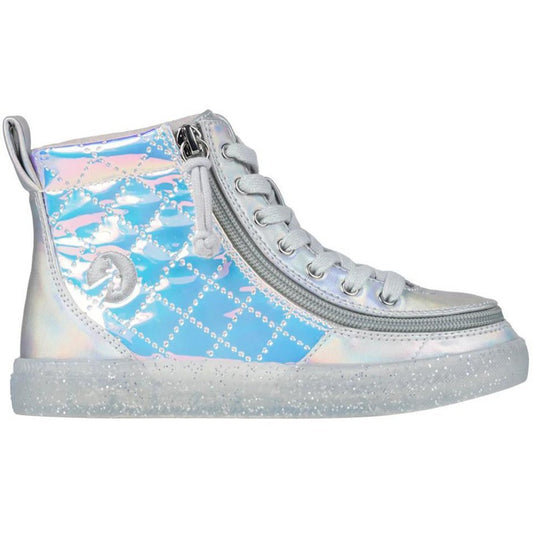 Billy Footwear (Toddlers) - High Top Frozen Faux Leather Shoes - Footwear