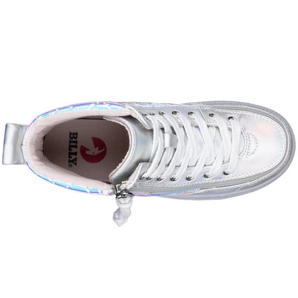 Billy Footwear (Toddlers) - High Top Frozen Faux Leather Shoes - Footwear