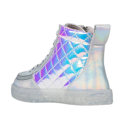 Billy Footwear (Toddlers) - High Top Frozen Faux Leather Shoes - Footwear