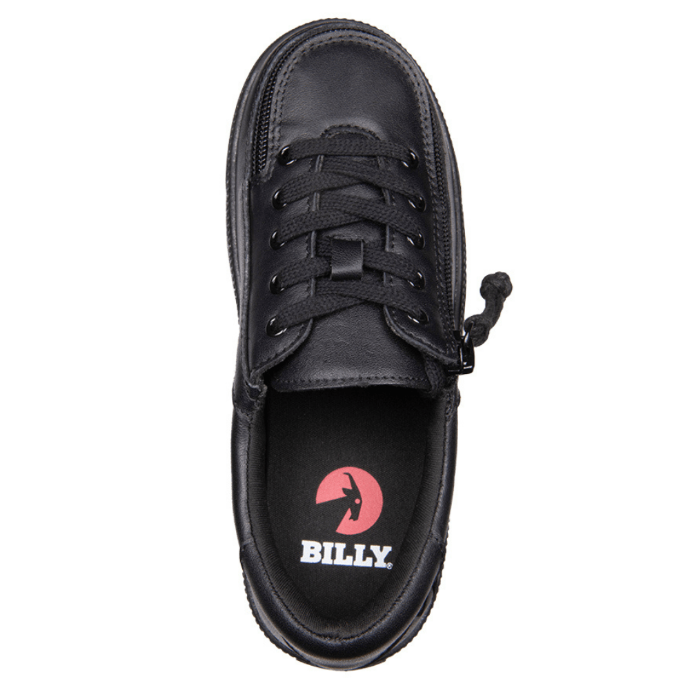 Billy Footwear Toddlers’ Low Top Leather Black to the Floor - Footwear