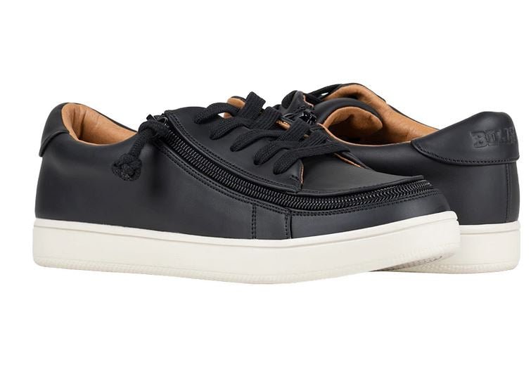 Billy Footwear Women’s Black Faux Leather Sneaker II Shoes - Footwear