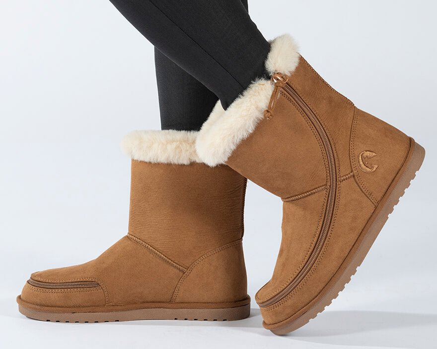 Billy Footwear Women’s Faux Suede Cosy Boots 2 - Footwear