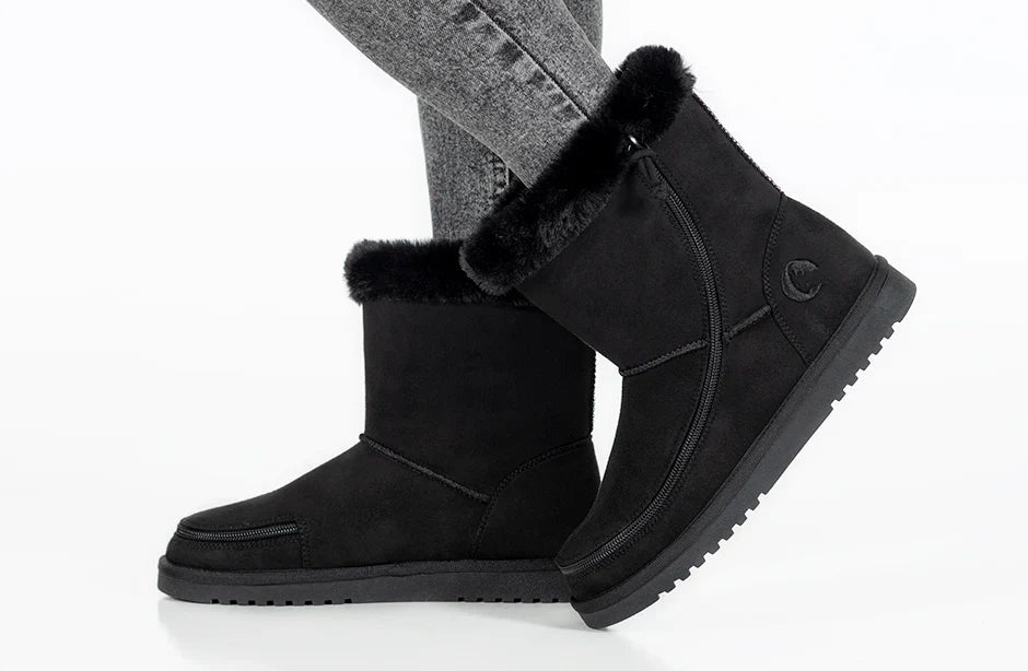 Billy Footwear Women’s Faux Suede Cosy Boots 2 - Footwear