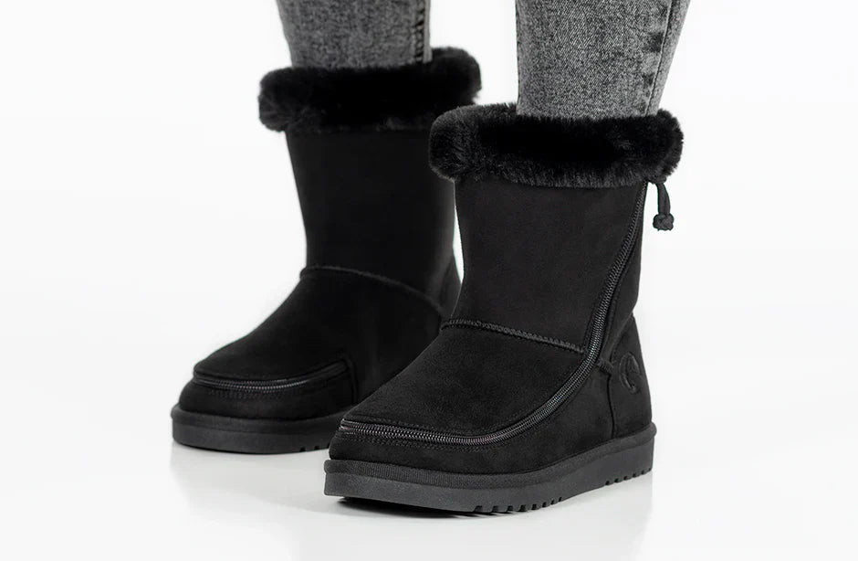 Billy Footwear Women’s Faux Suede Cosy Boots 2 - Footwear