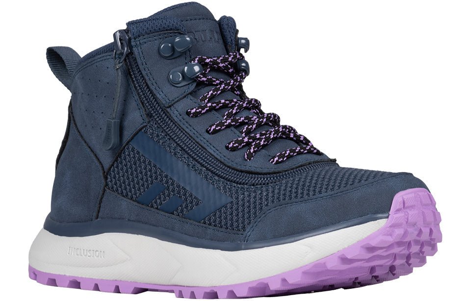 Billy Footwear Women’s Inclusion Trail Boot Navy/Purple - Footwear