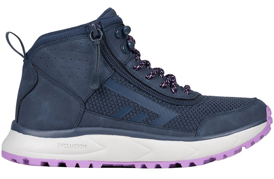 Billy Footwear Women’s Inclusion Trail Boot Navy/Purple - Footwear