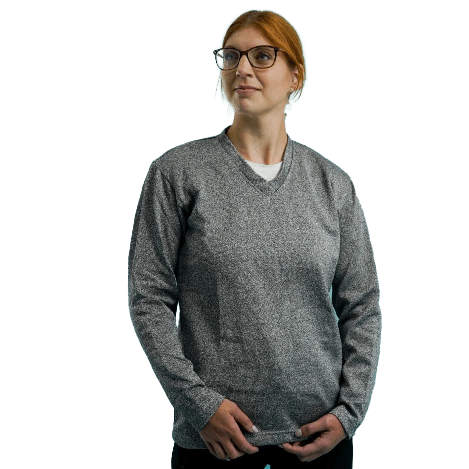 BitePRO® Bite Resistant V - Neck Sweatshirt - Care & Safety