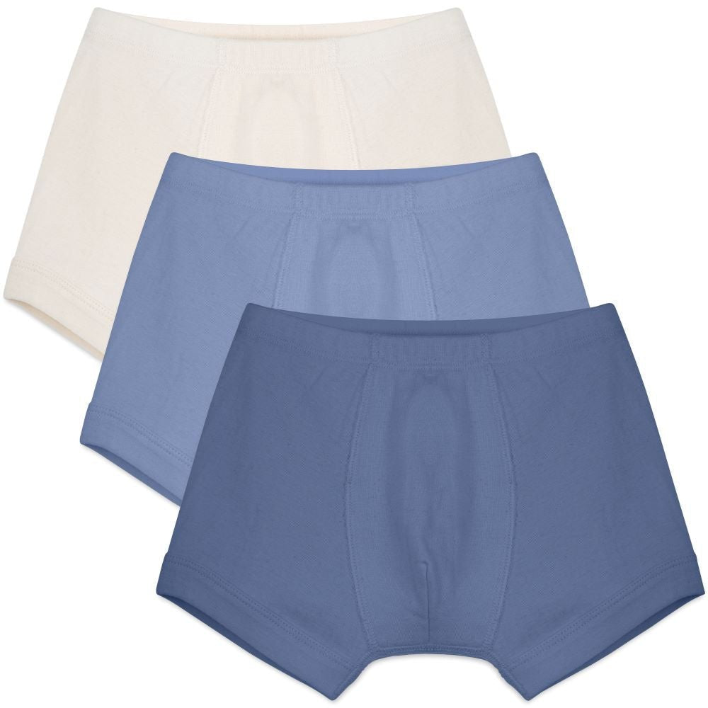 Boys Eczema Boxer Pants (Pack of 3) – Organic Cotton, Seam - Free - Daywear