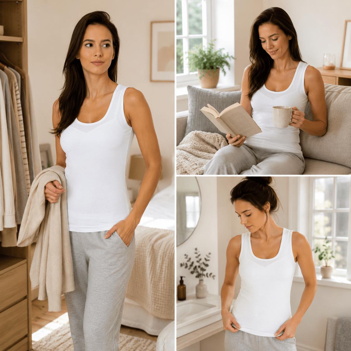 Brubeck Women’s Comfort Cotton Seamfree Vest - Underwear