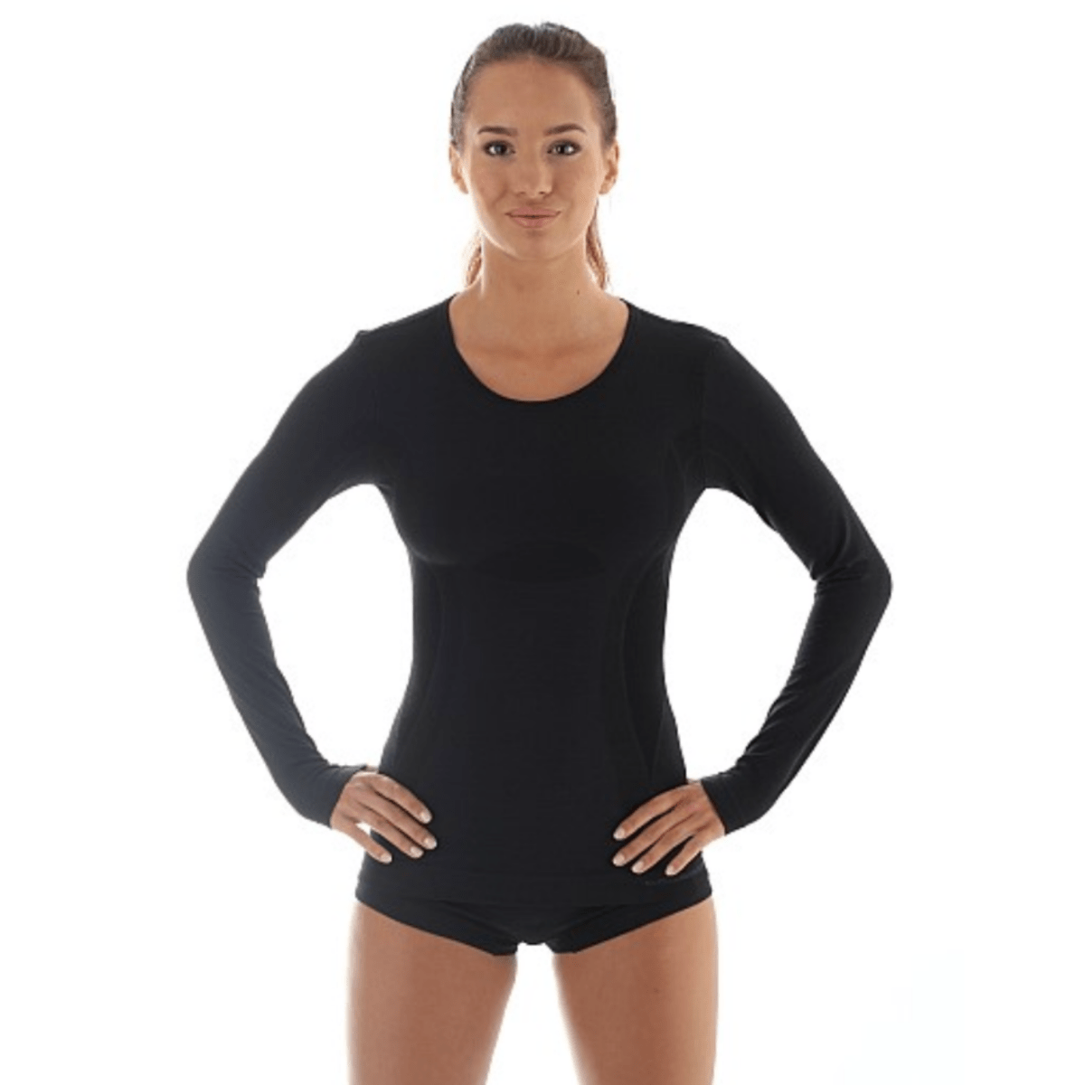 Brubeck Women’s Comfort Merino Wool Seamfree Long Sleeve Thermal Top - Underwear