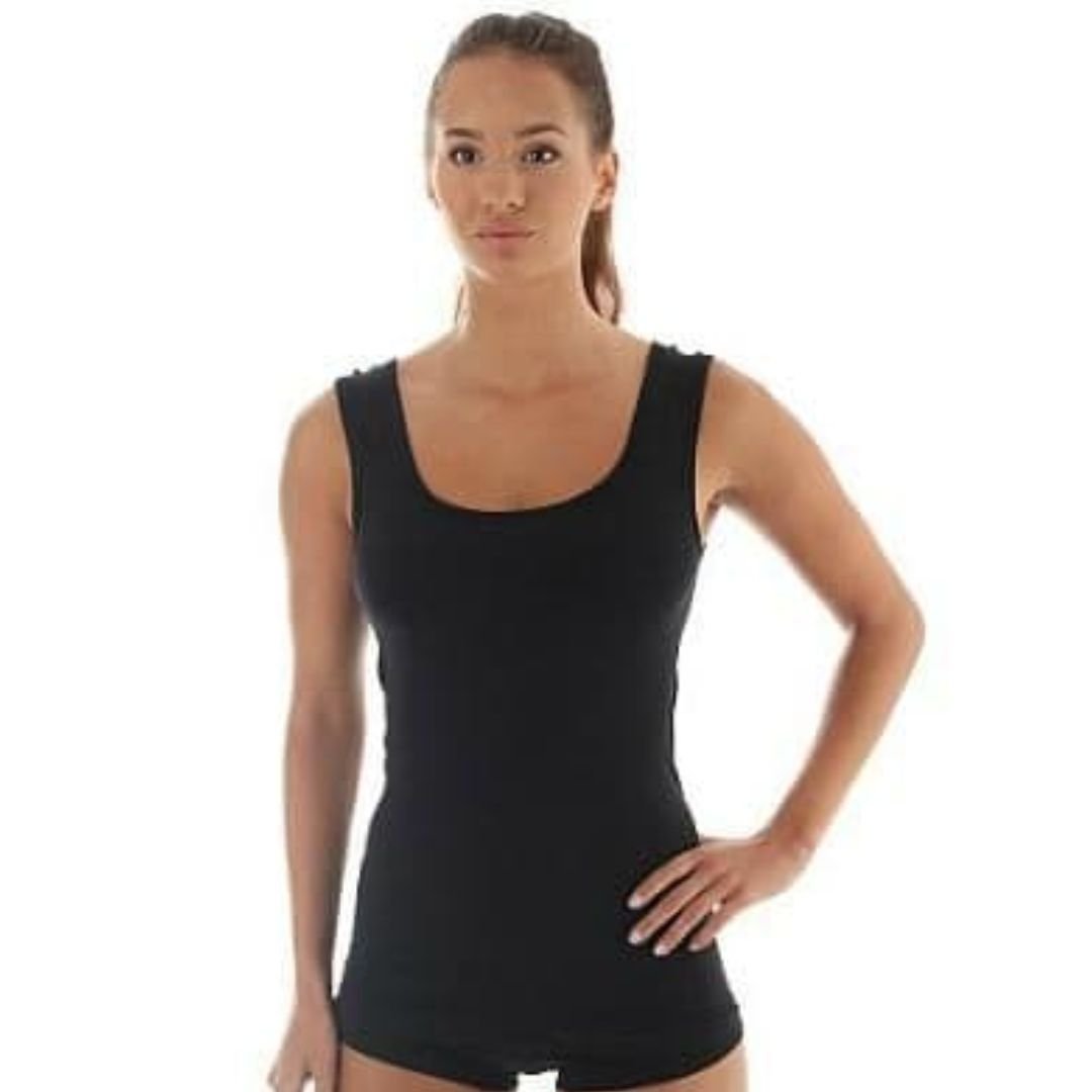 Brubeck - Womens Comfort Merino Wool Seamfree Thermal Vests - Underwear