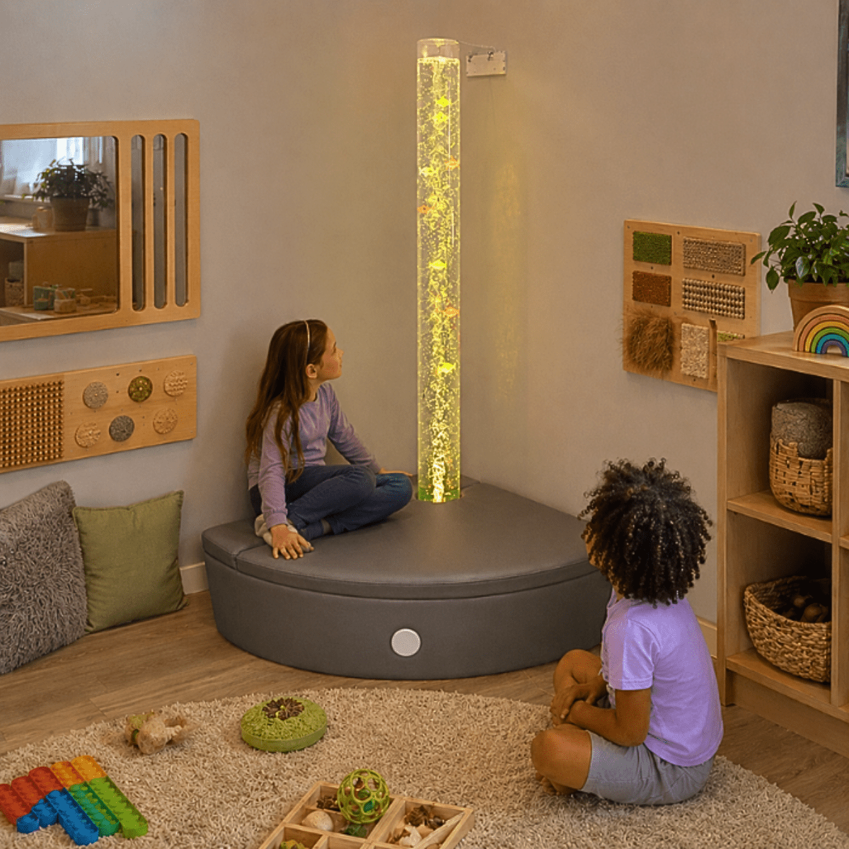 Bubble Tube Kit (Incl. Large Tube, Padded Surround & Bracket) - Sensory Equipment