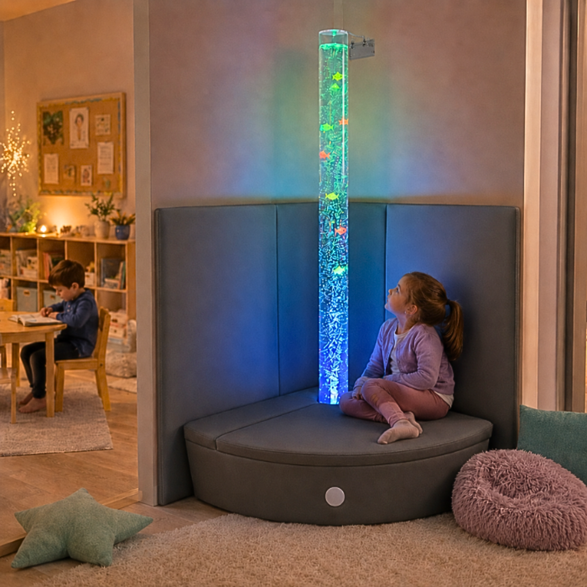 Bubble Tube Kit (Incl. Large Tube, Padded Surround & Bracket) - Sensory Equipment