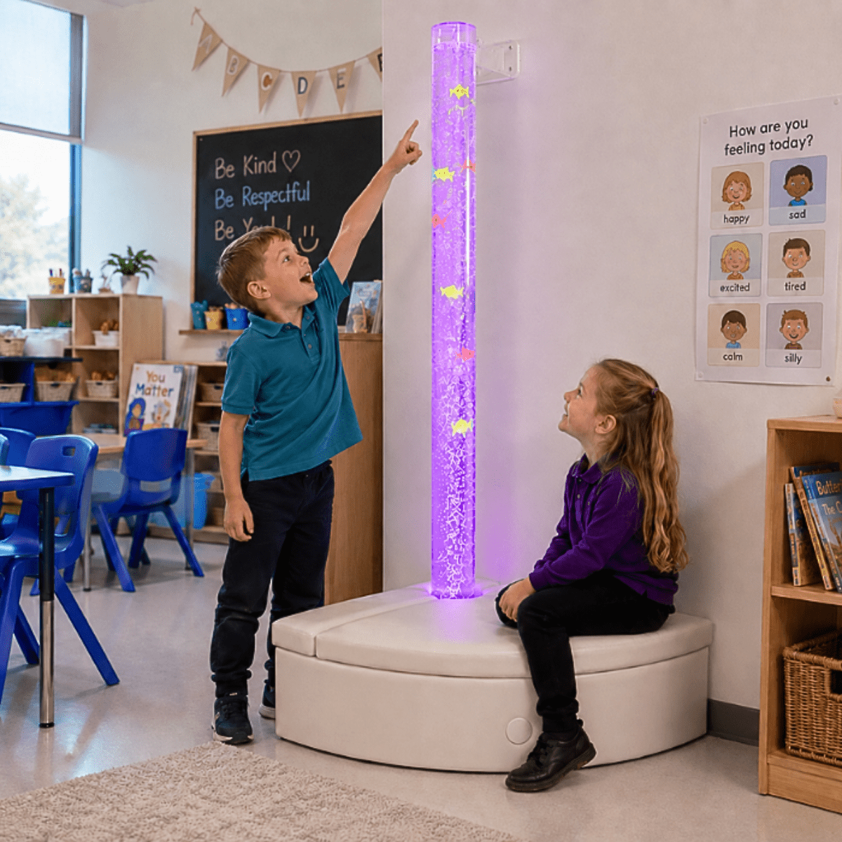 Bubble Tube Kit (Incl. Large Tube, Padded Surround & Bracket) - Sensory Equipment