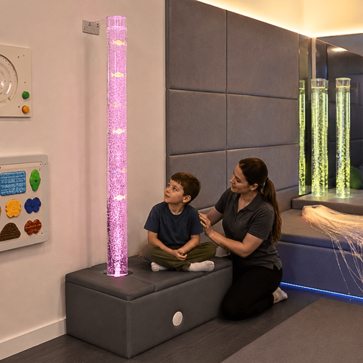 Bubble Tube Kit (Incl. Large Tube, Padded Surround & Bracket) - Sensory Equipment