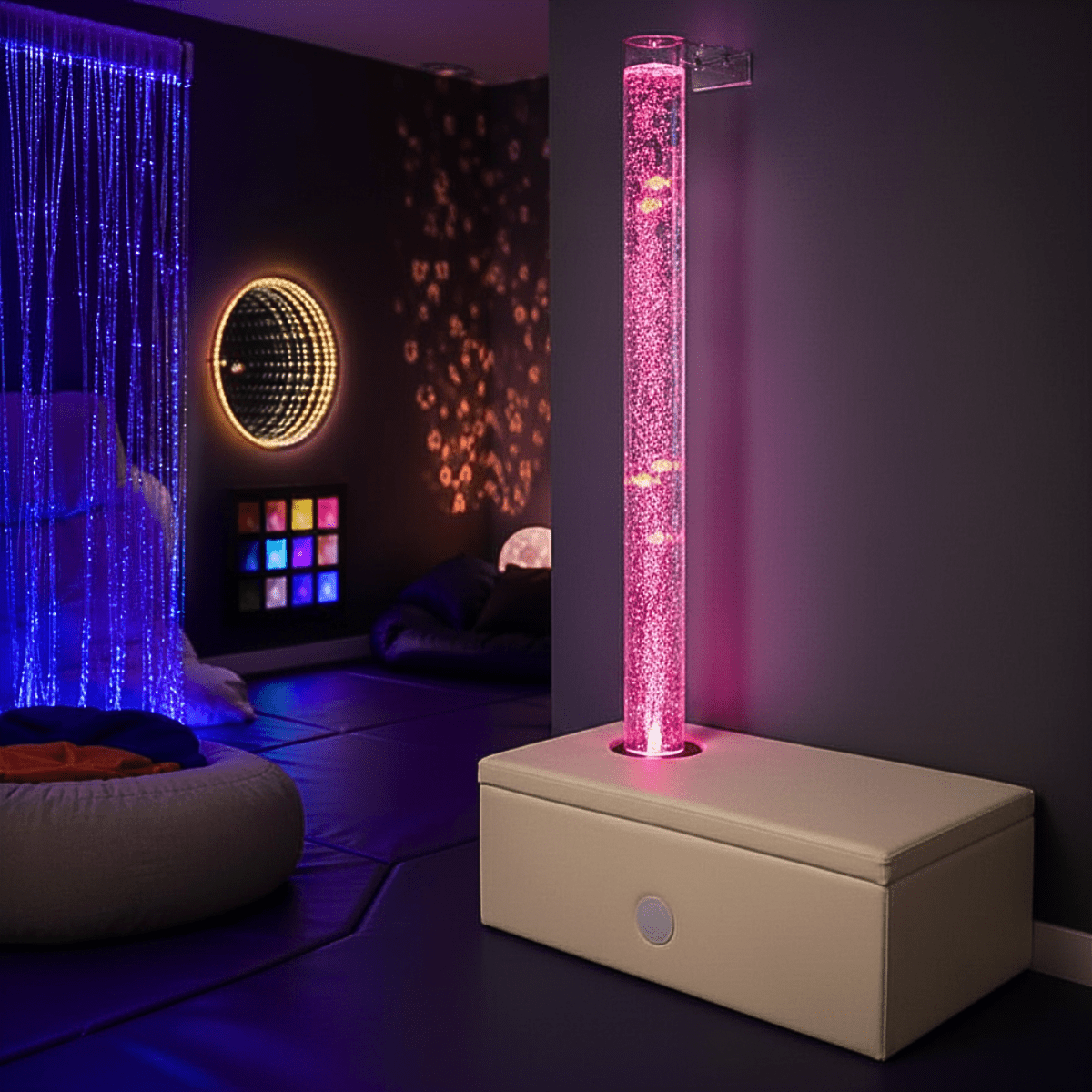 Bubble Tube Kit (Incl. Large Tube, Padded Surround & Bracket) - Sensory Equipment