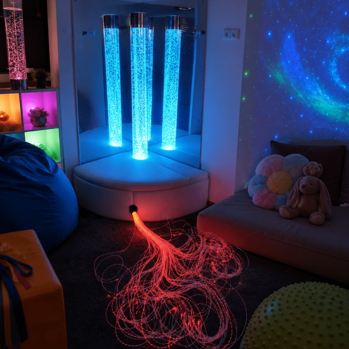 Bubble Tube Kit (Incl. Large Tube, Padded Surround & Bracket) - Sensory Equipment