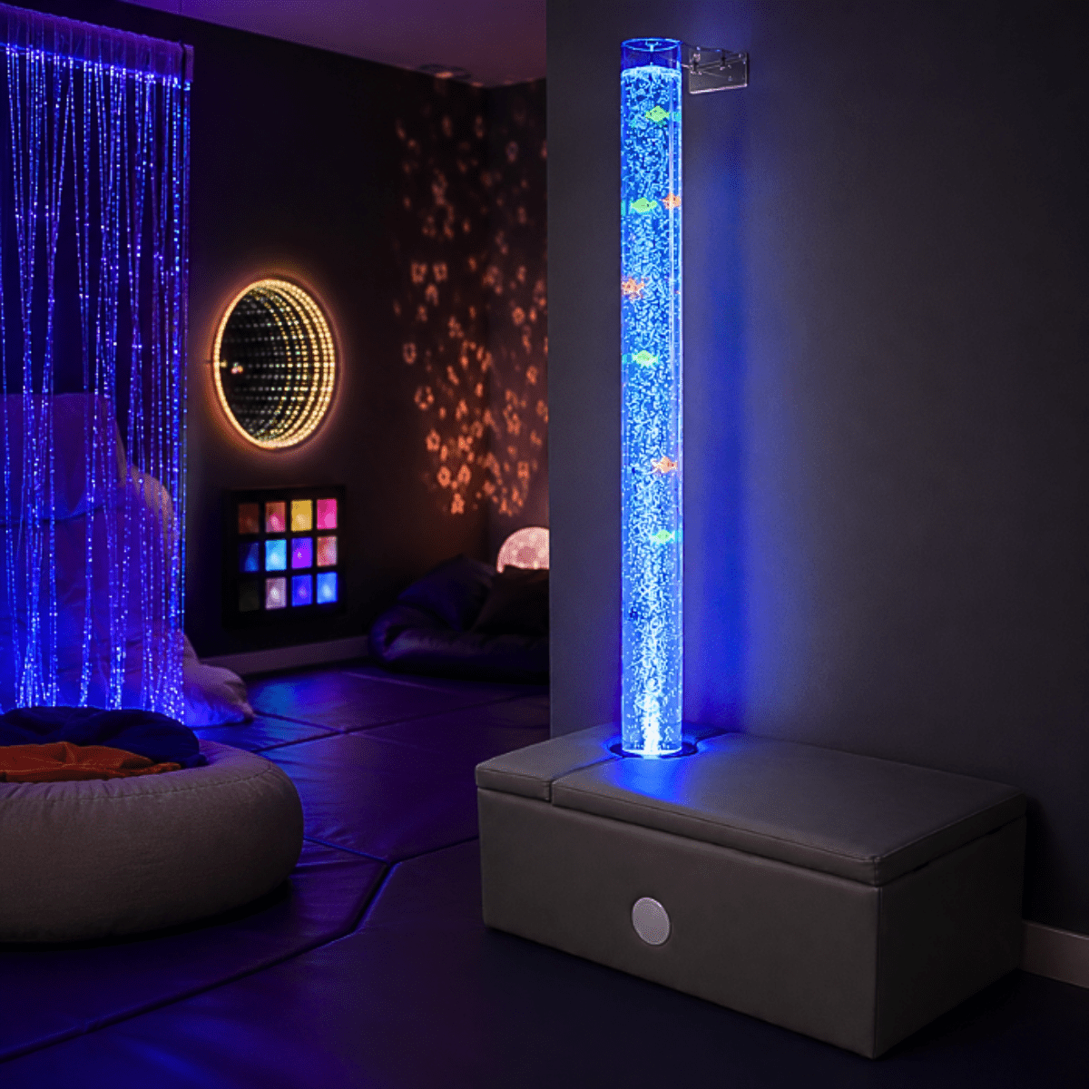 Bubble Tube Kit (Incl. Large Tube, Padded Surround & Bracket) - Sensory Equipment