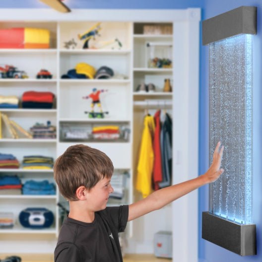 Bubble Wall – Wall Hung Portrait (Chrome) (120cm) - Sensory Equipment
