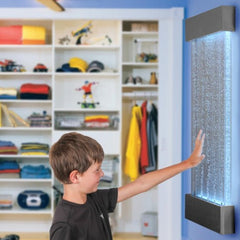 Bubble Wall – Wall Hung Portrait (Chrome) (120cm) - Sensory Equipment