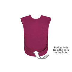burgundy junior tabard