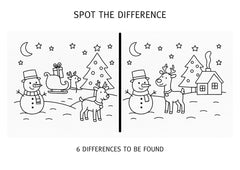 Christmas Spot the Difference Outside - Downloads