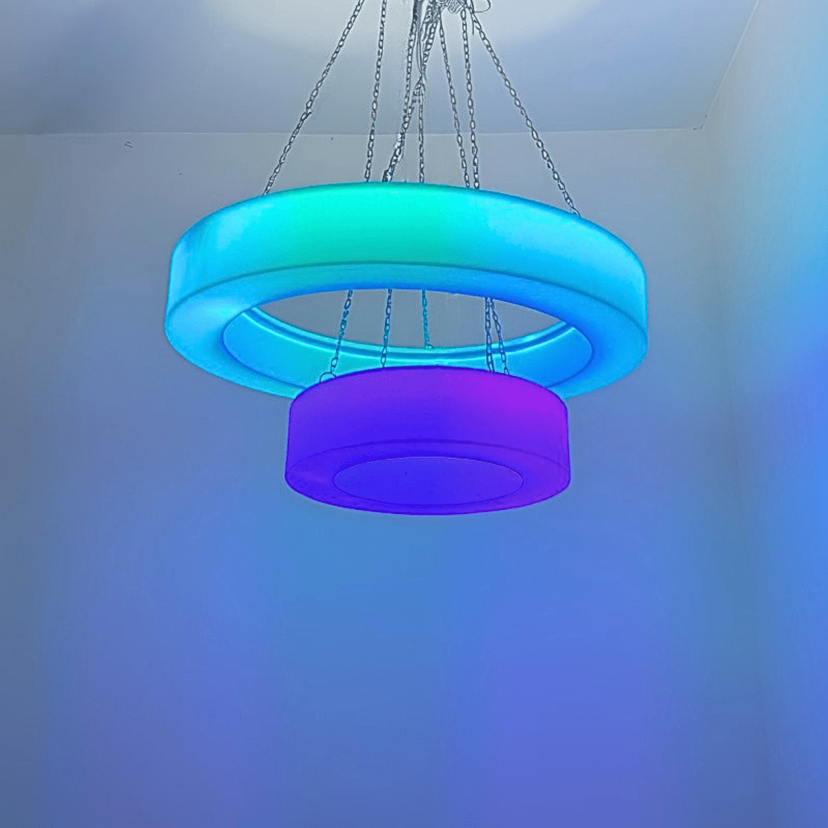 Colour Changing Duo Ceiling Ring Sensory Light - Sensory Equipment
