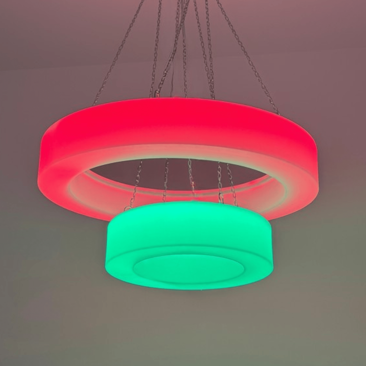Colour Changing Duo Ceiling Ring Sensory Light - Sensory Equipment