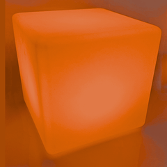 Colour Changing Mood Cube Stool – 30cm & 40cm - Sensory Equipment