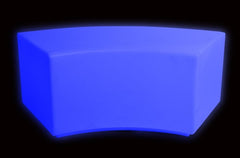 Colour Changing Mood Curved Bench Seating - Sensory Equipment