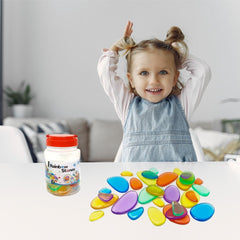 Coloured Acrylic Pebbles (30 pcs) - Sensory Equipment
