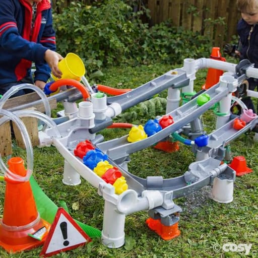 Cosy Complete Pipes And Guttering Mega Set - 150+ Piece Set - Outdoor Toys