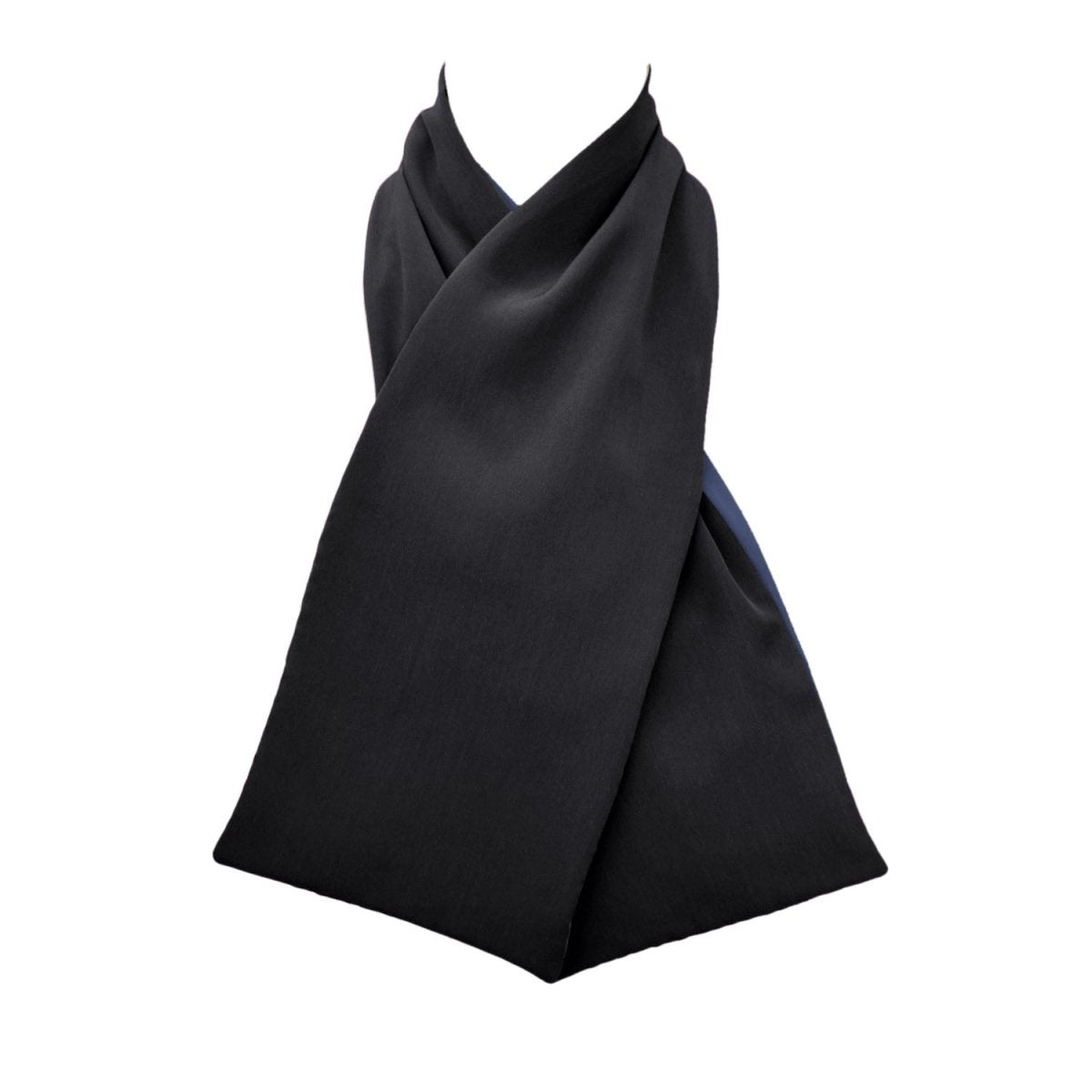 Cross Scarf Clothing Protector - Charcoal Black - Bibs & Neckerchiefs