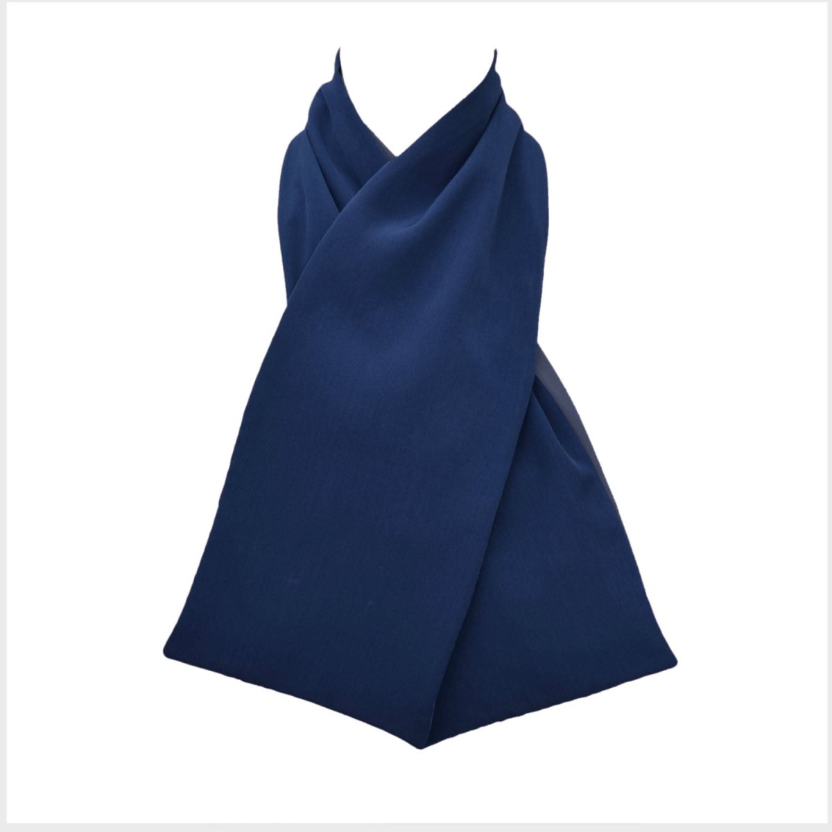 Cross Scarf Clothing Protector - Navy Blue - Bibs & Neckerchiefs