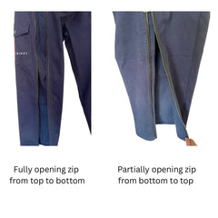 Denim Cotton Adapted Cargo Trousers - Wheelchair Clothing
