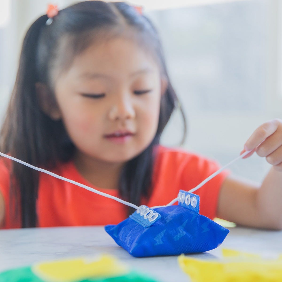 Dressing Skills Bean Bags - Fine Motor &amp; Fastening Practice Set - Sensory Toys