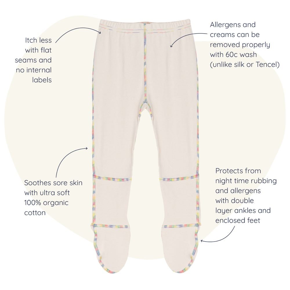 Eczema Ankle Protect Pyjama Bottoms (1–4 Years) - Daywear