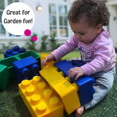 Edushape Edublocks – 50 or 84 Piece Giant Building Blocks - Sensory Toys