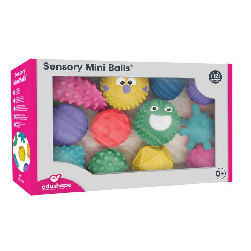 Edushape Sensory Mini Balls 12 Piece Set - Learning Resource