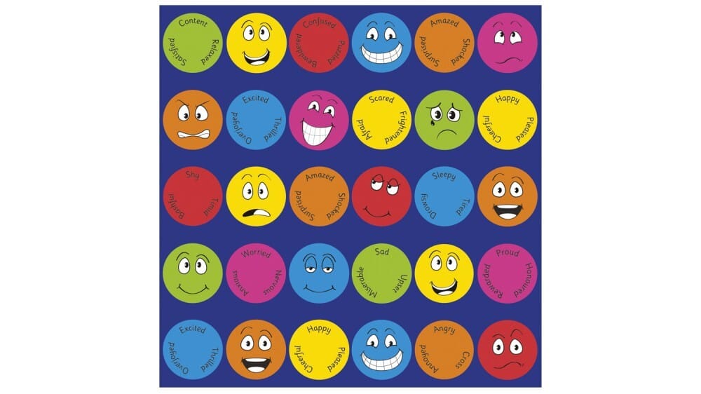 Emotions™ Placement Carpet – Classroom Feelings & Circle Time Mat