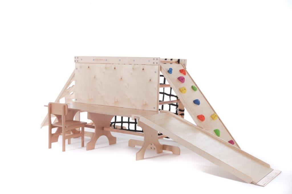 Extended Sensory Integration Wooden Climbing System (300cm) - Sensory Equipment