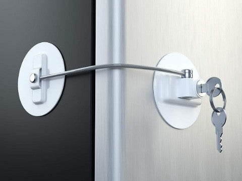 Locking Window Cable Restrictor, Self Adhesive