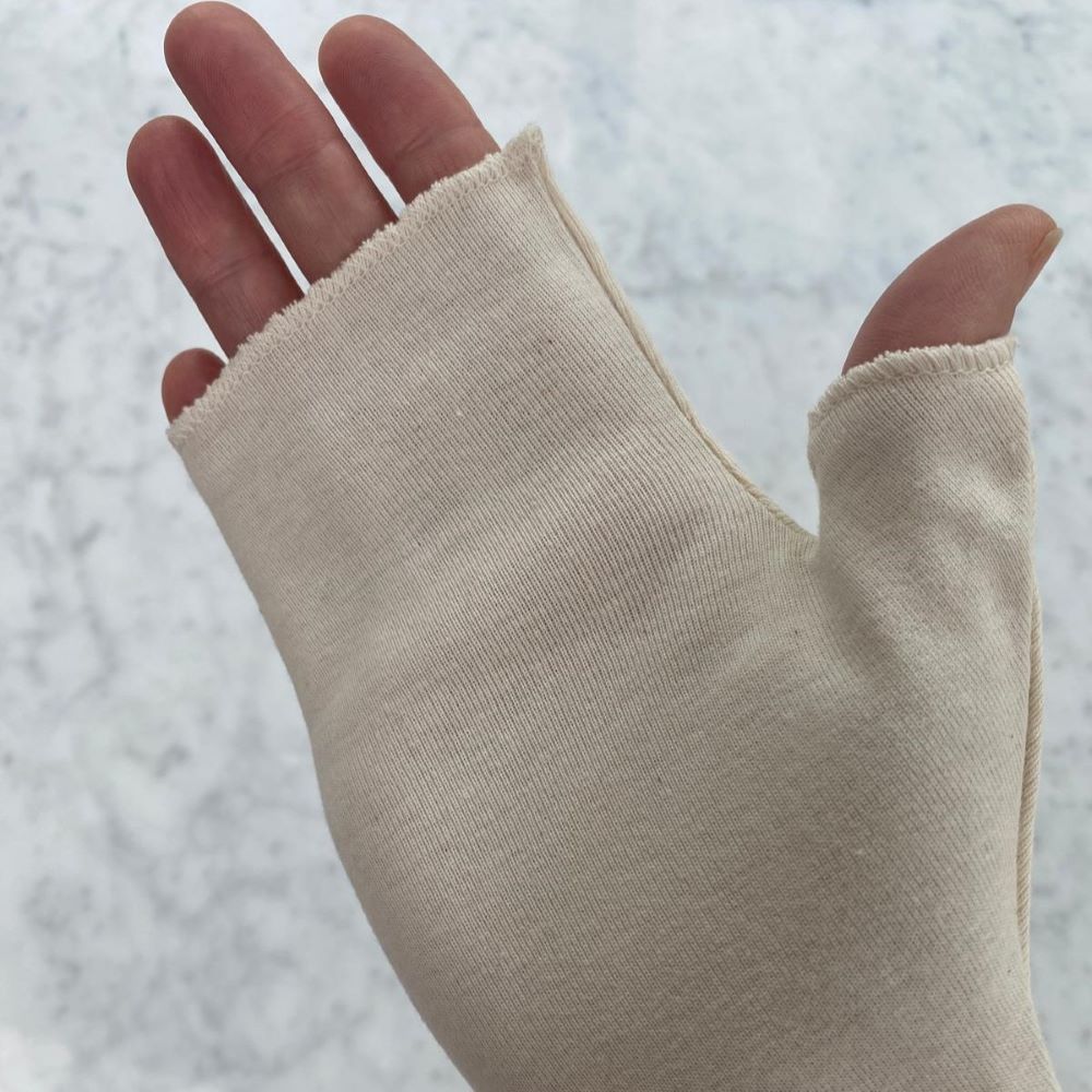 Fingerless Eczema Gloves (2 Pairs) – Adults (Organic Cotton) - Daywear