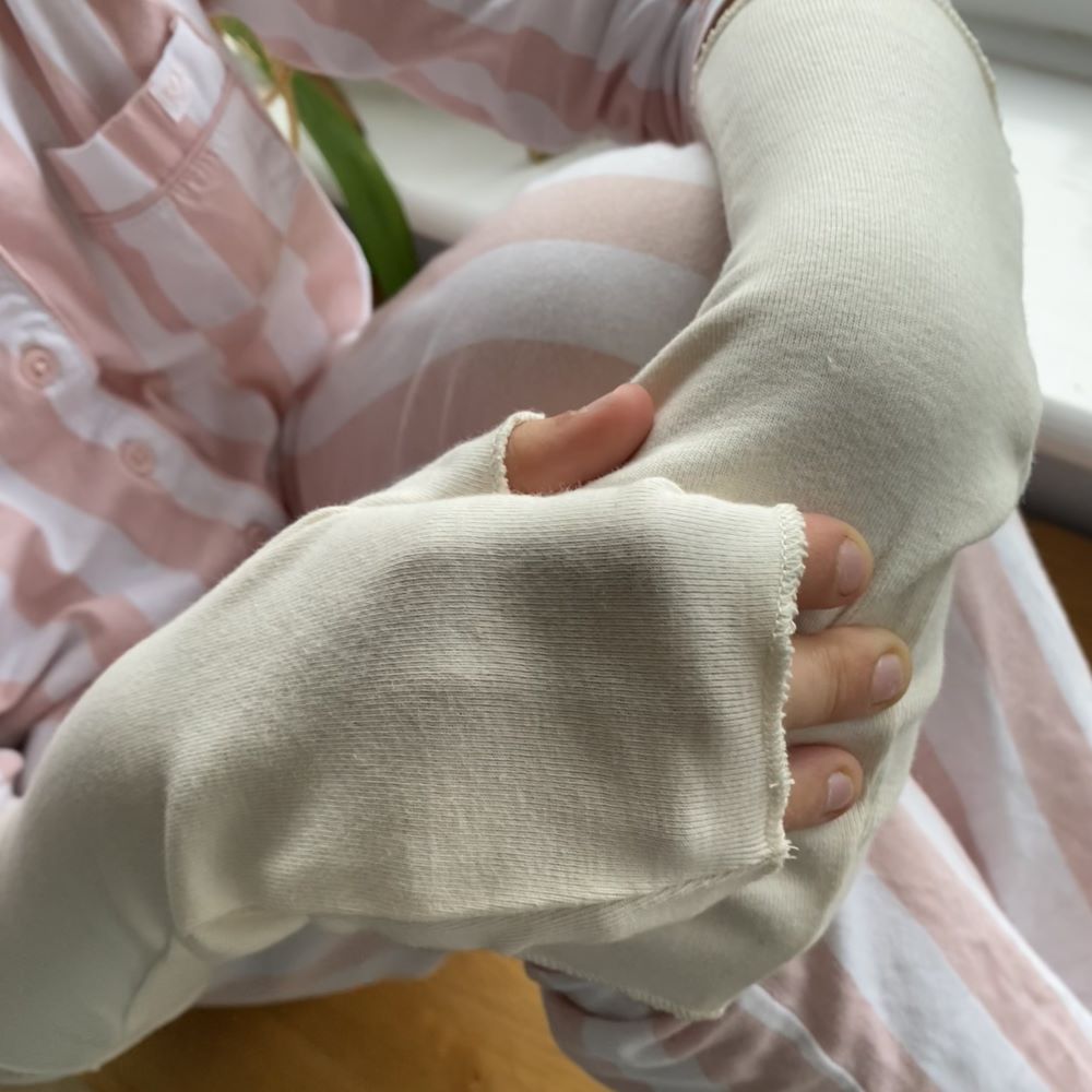 Fingerless Eczema Gloves Pairs Kids Fledglings - Main Image